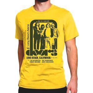 The Doors Live in Concert psychedelic rock Official T-Shirt L NWT